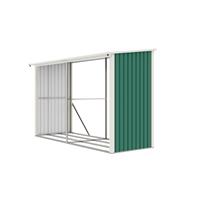 Přístřešek na dřevo G21 WOH 682 - 302 x 119 cm, zelený