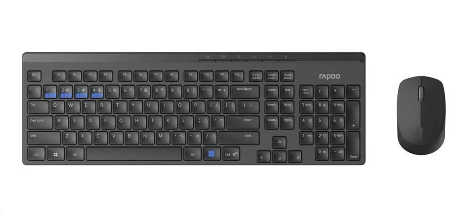 Rapoo 8100M Multi-mode černá