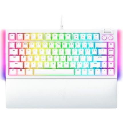 Razer BlackWidow V4 75% US herní klávesnice bílá