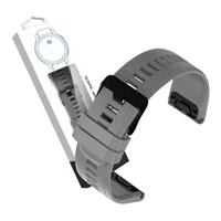 RhinoTech Náhradní řemínek pro Garmin QuickFit sportovní 26mm šedá