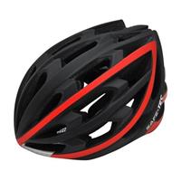 Safe-Tec TYR chytrá helma na kolo XL (61cm - 63cm) černa-červená
