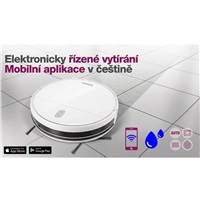 Salente R2, robotický vysavač, stírání vodou, nabíjecí stanice, bílý