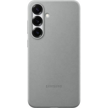 Samsung Kindsuit Case kryt z veganské kůže Galaxy S25 šedý