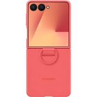 Samsung Ring Silicone Case ochranný kryt Galaxy Z Flip7 červený
