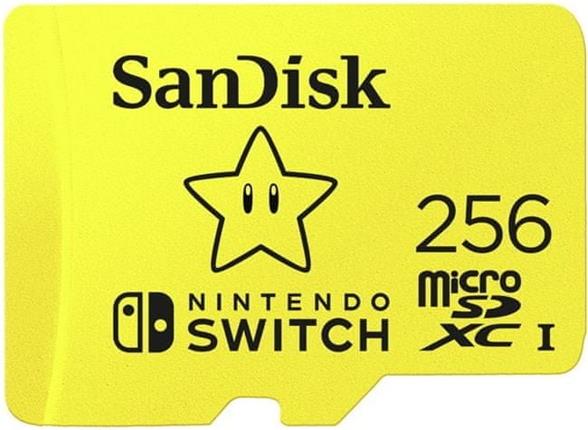 SanDisk MicroSDXC for Nintendo Switch paměťová karta 256GB