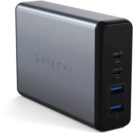 Satechi 108W TYPE-C cestovní adaptér vesmírně šedý
