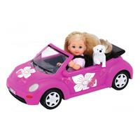 Simba Evička s autem New Beetle Panenka 12 cm