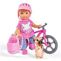Simba Evička s bicyklem Panenka 12 cm