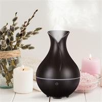 SIXTOL Aroma difuzer Bloom tmavé dřevo 200ml