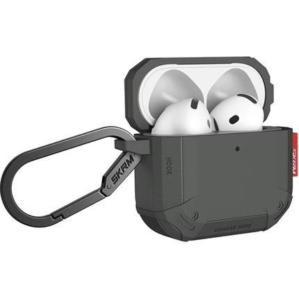 SKINARMA Mecha CE pouzdro pro AirPods 4 olivově zelené