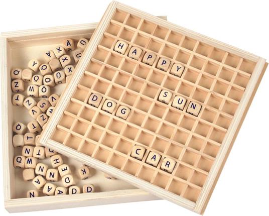 Small Foot Dřevěná hra Scrabble