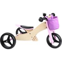Small Foot Dřevěné odrážedlo Trike 2 v 1 růžová