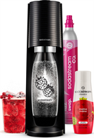 Sodastream Sada výrobníku TERRA Black Malina Zero Mpack