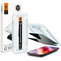 Spigen Glass tR EZ Fit (Privacy) sklo iPhone Air čiré (2 ks)