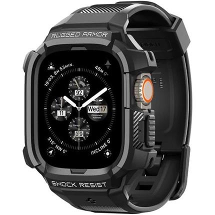 Spigen Rugged Armor Pro pro Apple Watch Ultra 2/Ultra 49mm černé