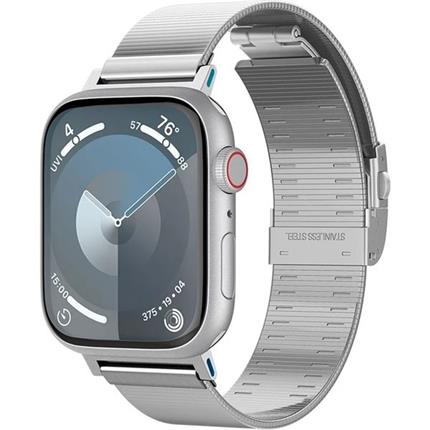 Spigen Sleek Link řemínek Apple Watch 49mm/45mm/44mm/42mm stříbrný
