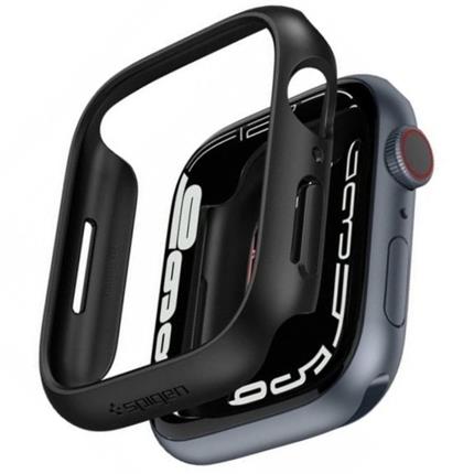 Spigen Thin Fit pouzdro Apple Watch 7 41mm černé