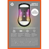 SteelSeries Aerox 3 Onyx Wireless (2022) herní myš černá