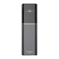 STRONG ultra power banka S-19/ 12 000 mAh/ TFT displej/ nabíjení tří zařízení současně/ 1x USB/ 2x USB-C/ PD 3.1/ černá