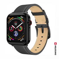 SWISSTEN Kožený řemínek pro Apple Watch 4