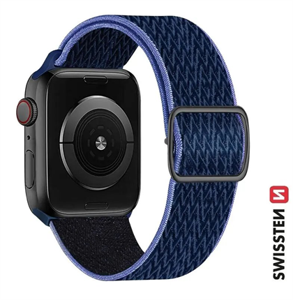 SWISSTEN Nylonový řemínek se sponou pro Apple Watch 4