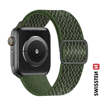 SWISSTEN Nylonový řemínek se sponou pro Apple Watch 4