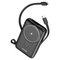 Swissten power bank 10000 mah pd 20w s integrovanými kabely  usb-c a lightning (kompatibilní s magsafe)