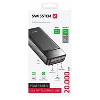 Swissten Power bank 20000 mAh POWER LINE II - černá