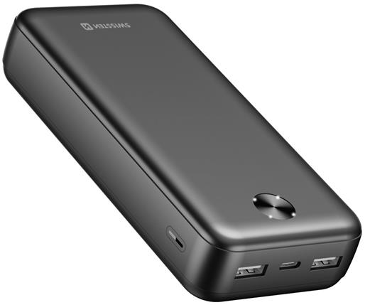 Swissten Power bank 20000 mAh WORX PRO - černá