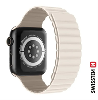 SWISSTEN Silikonový magnetický řemínek pro Apple Watch 4