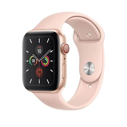 SWISSTEN silikonový řemínek pro Apple Watch 42-44 mm pískově růžový