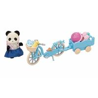 Sylvanian Families: Panda a cyklo-bruslařský set