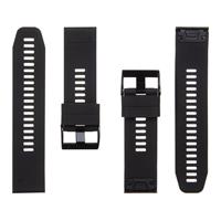 Tactical Silikonový Řemínek pro Garmin Fenix 5X/6X/7X QuickFit 26mm Black - černý