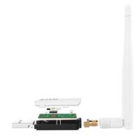 Tenda U1 Wireless-N USB Adapter, 300 Mb/s, 802.11 b/g/n, 3.5 dBi, režimy Client, Soft AP,Win,Mac,Lin