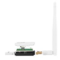 Tenda U1 Wireless-N USB Adapter, 300 Mb/s, 802.11 b/g/n, 3.5 dBi, režimy Client, Soft AP,Win,Mac,Lin