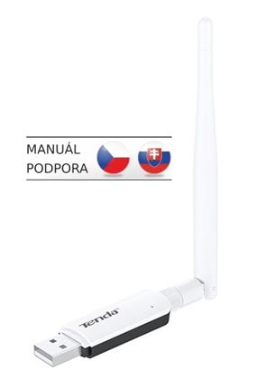 Tenda U1 Wireless-N USB Adapter, 300 Mb/s, 802.11 b/g/n, 3.5 dBi, režimy Client, Soft AP,Win,Mac,Lin