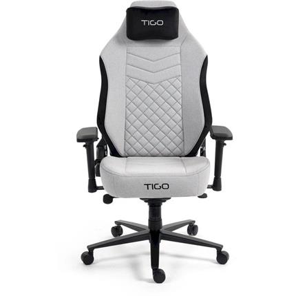 TIGO Emperor herní židle šedočerná