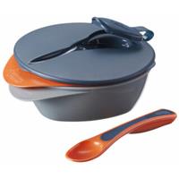 Tommee Tippee Misky pro snadné nabírání 2 ks  s víčkem a lžičkou