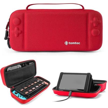 Tomtoc cestovní pouzdro Nintendo Switch červené