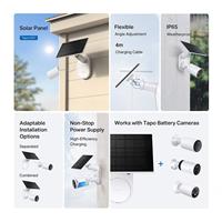 TP-Link Tapo A201, solární panel pro bateriové Tapo kamery, 2.5W, IP65
