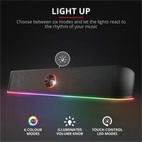 Trust GXT 619 Thorne RGB/Stereo/12W/Černá