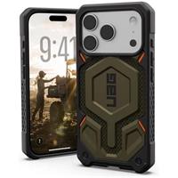 UAG Monarch Pro MagSafe Kevlar kryt iPhone 17 Pro zelený
