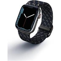 UNIQ Aspen Designer Edition řemínek pro Apple Watch 45/44/42mm Obsidian Blue