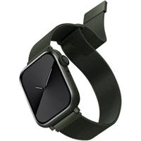 UNIQ Dante ocelový řemínek Apple Watch 41/40/38mm Hunter zelený