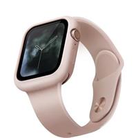 UNIQ Lino silikonové pouzdro Apple Watch Series 4/5/6/SE (40mm) světle růžové