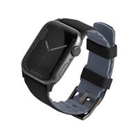 UNIQ Linus AiroSoft silikonový řemínek Apple Watch 45/44/42mm černý