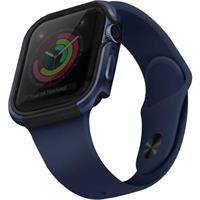UNIQ Valencia kovové pouzdro Apple Watch Serie 4/5/6/SE (40mm) modré