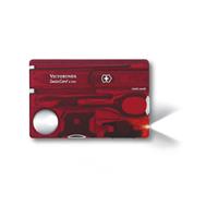 VICTORINOX SWISSCARD LITE červená-transparentní