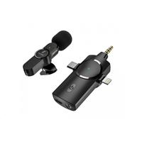 Viking bezdrátový mikrofon s klipem M360, konektor USB-C / Lightning / 3,5 mm jack