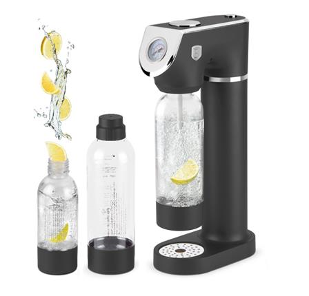 Výrobník sody Berlingerhaus Sodabar + 2 lahve Antracit Collection